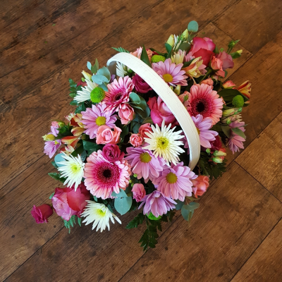 Trug Basket - Give something more traditional with our trug basket flower arrangement (medium size shown).