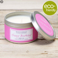 Happy Birthday Sweetpea Scented Candle: A Thoughtful and Soothing Gift - Happy Birthday Sweetpea Scented Candle: A thoughtful and soothing gift for any occasion. Made with pure, environmentally friendly soy wax and hand poured in the UK.
