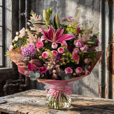 Out of this World - Looking for that ultimate gift that's out of this world!? Look no further. This fabulous hand-tied of the finest and freshest blooms is all you need to make a lasting impression...