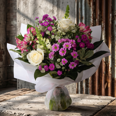 Hello - Say hello in style with this fabulous hand tied. Why not take the opportunity to be spontaneous and surprise them today with a stunning flower delivery by their local florist.