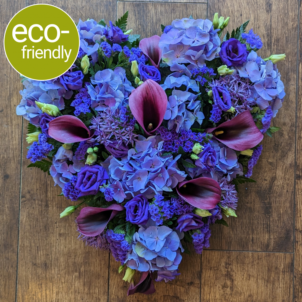 Eco-Funeral Heart, Purple