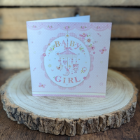 Greetings Card, Baby Girl - Greetings Card, Baby Girl