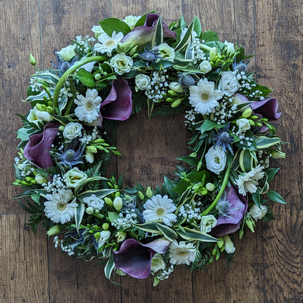 Mixed Opulent Funeral Wreath