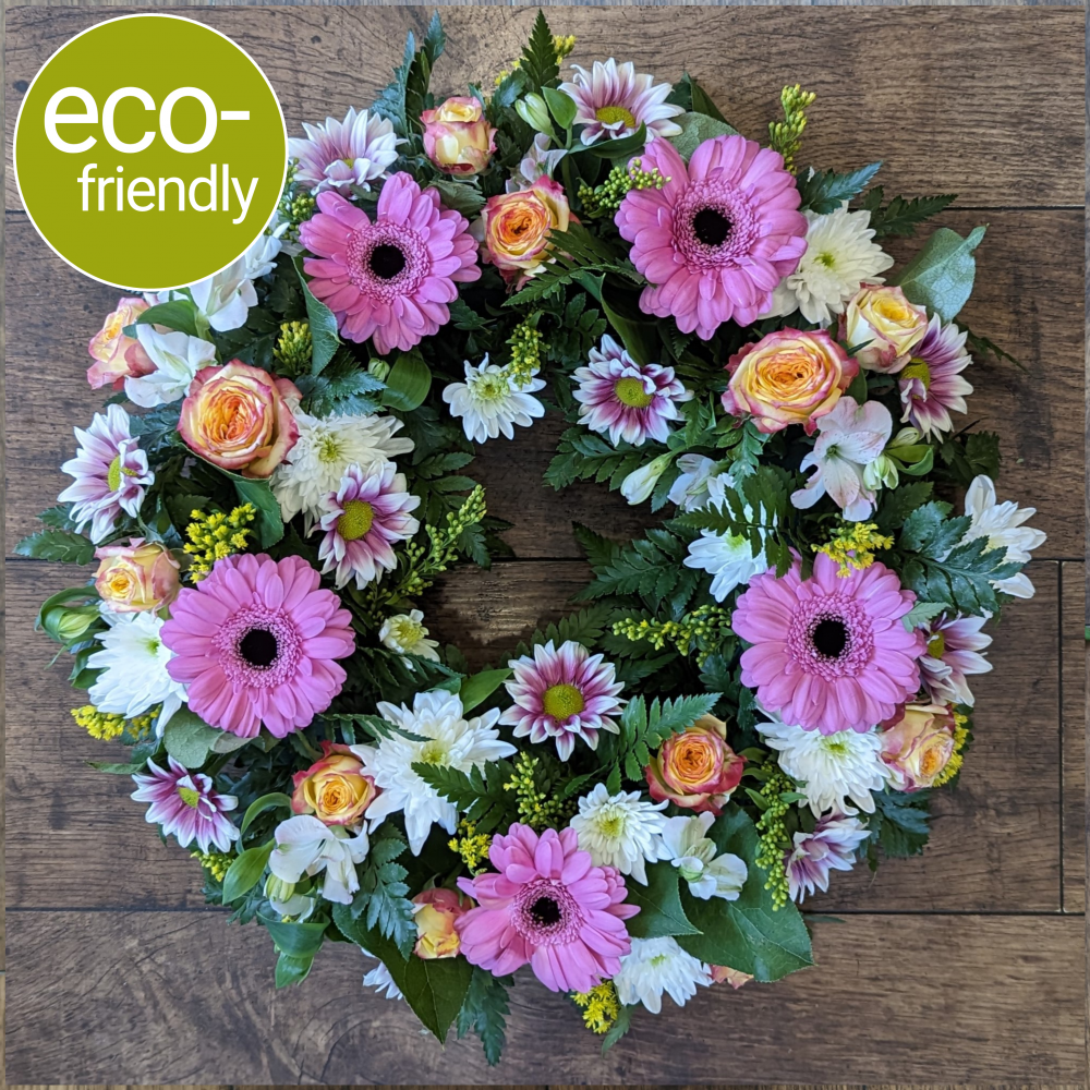 Eco-Funeral Wreath, Pastel