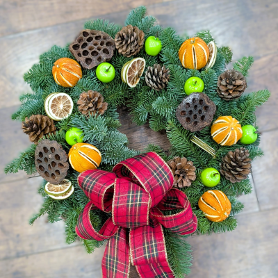 The Ultimate Festive Door Wreath Product Image