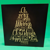 Christmas Card | Christmas Gift | First for Flowers Darlington - We'll add your special message to this Christmas card and place it into an envelope to go with your gift. The card is 15cm x 15cm. Local Florist in Darlington