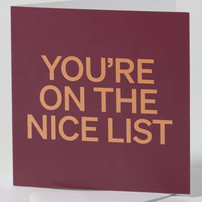 Christmas Card | Christmas Gift | First for Flowers Darlington - We'll add your special message to this Christmas card and place it into an envelope to go with your gift. The card is 15cm x 15cm. Local Florist in Darlington