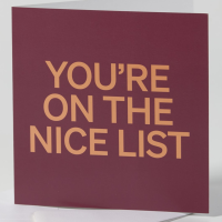 Christmas Card | Christmas Gift | First for Flowers Darlington - We'll add your special message to this Christmas card and place it into an envelope to go with your gift. The card is 15cm x 15cm. Local Florist in Darlington