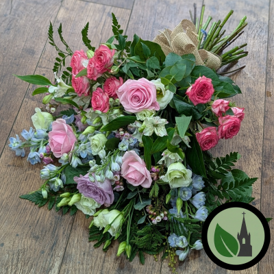 CofE Tied Sheaf Darlington | Church of England Funeral Flowers - Order a Church of England compliant natural tied sheaf in Darlington. Established expertise in sustainable, low-carbon funeral flowers tailored to your parish.