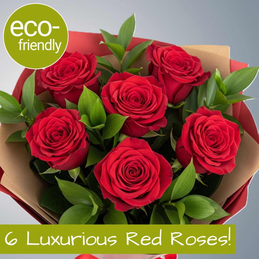 Intense Attraction (6 Red Roses) Bouquet