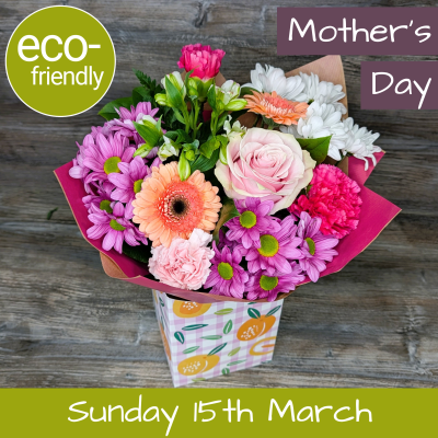 The Petite Just Peachy Bouquet | First for Flowers | Mother's Day - Brighten Mother's Day with the dainty Just Peachy bouquet. A vibrant, eco-friendly florist choice spring arrangement hand-delivered across Darlington. Florist Delivered