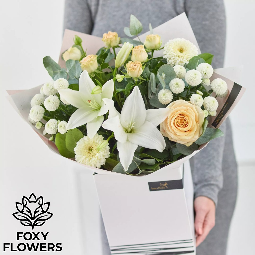 Beautiful Neutral Hand-Tied Bouquet