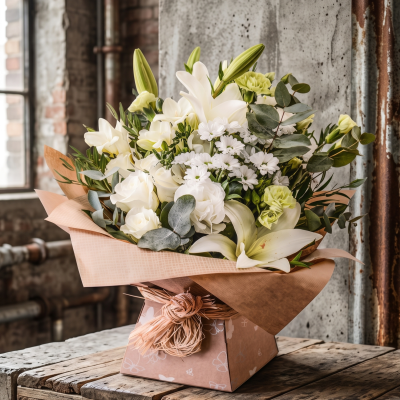 The OG Evelyn Bouquet | Classic Florist Choice | First for Flowers - Send classic elegance with The OG Evelyn! A sophisticated, vintage-style florist choice arrangement. Hand-delivered locally in Darlington by our expert team.