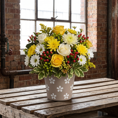 The OG A New Day Arrangement | Token Gift | First for Flowers - Send a thoughtful token gesture with The OG A New Day Arrangement! A beautiful, budget-friendly florist choice design delivered locally in Darlington.